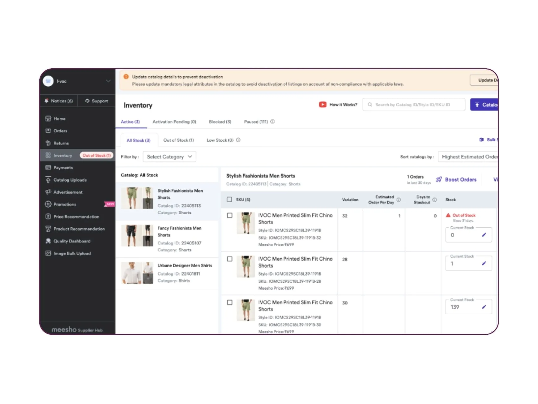 Meesho Product Listing Services